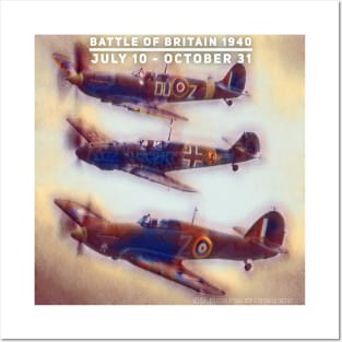 Battle of Britain Flyby Posters and Art